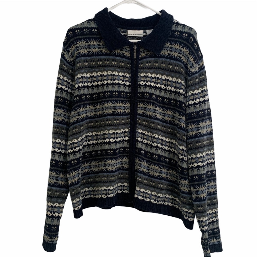 Croft & Barrow Collared Zip Sweater